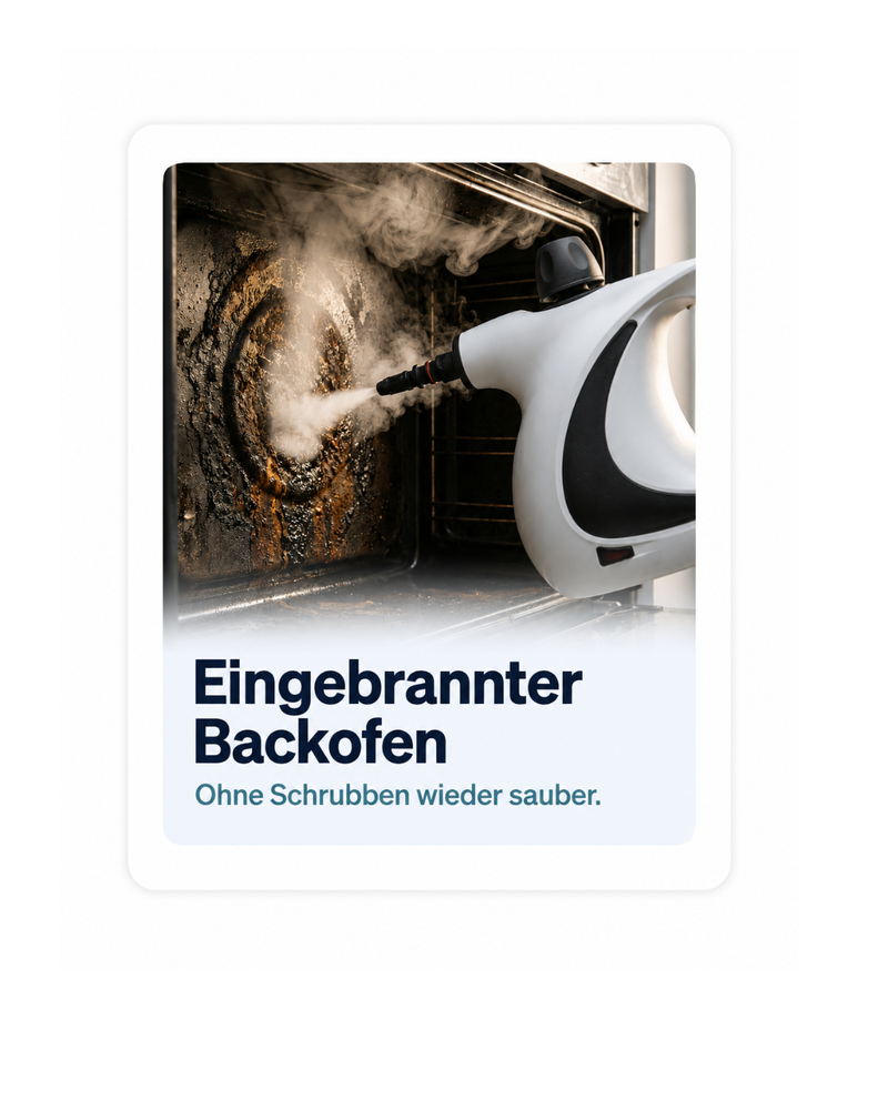 Eingebrannter Backofen